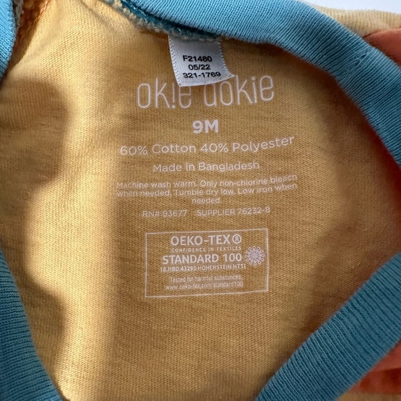 Okie Dokie Bodysuit 9m Long Sleeve - Picture 4 of 5